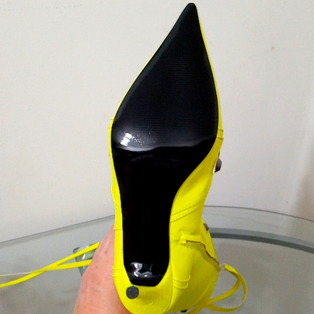 🎁FREE GIFT INCLUDED Brand New High Knee Boots Stiletto Heel Pointed Toe Tassels - Picture 14 of 16